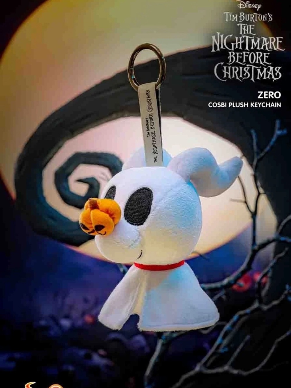 The Nightmare Before Christmas Cosbi Plush Keychain – Zero Confirmed